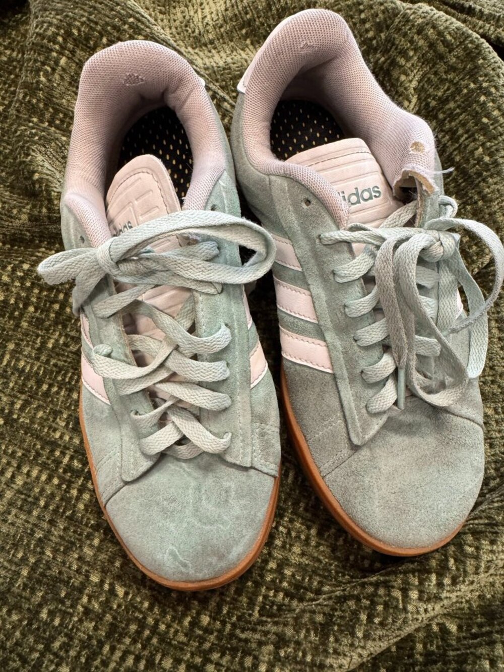adidas Gazelle Bold Sage Green Suede HQ6912